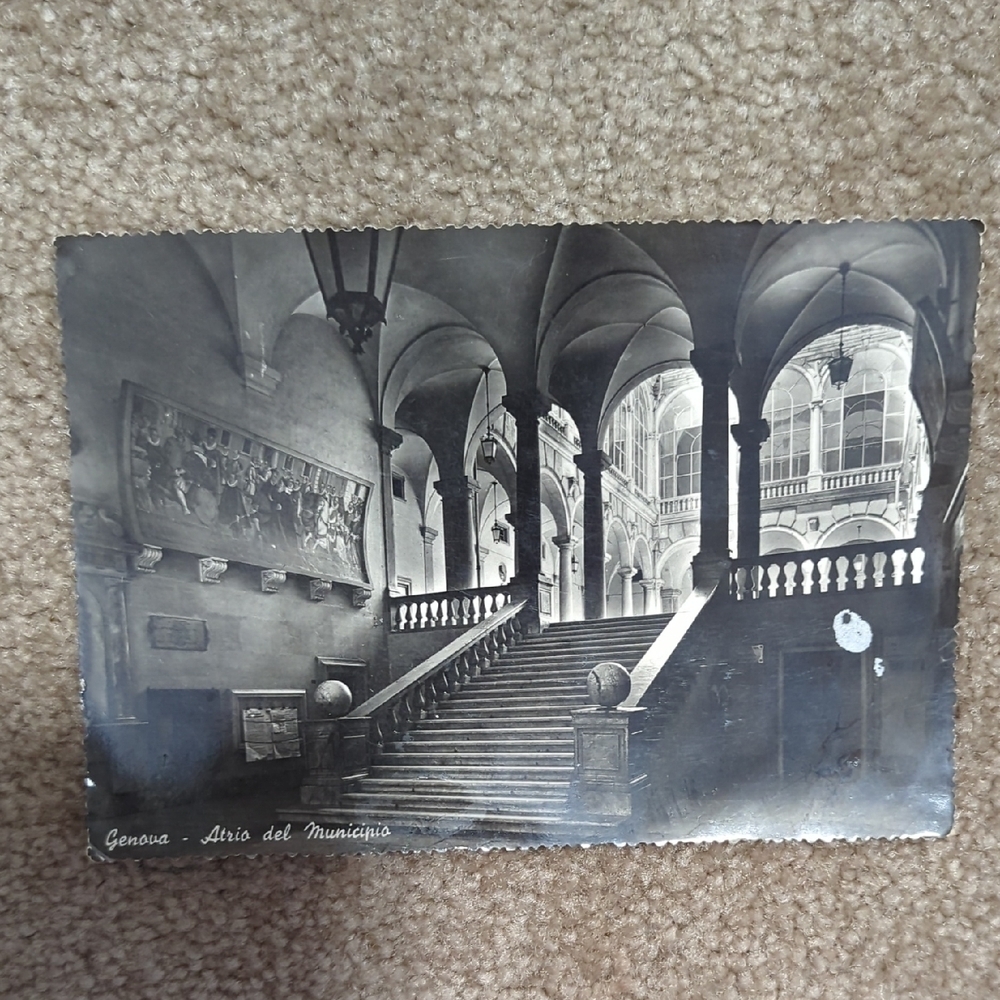 Pair Of European Mid Century Postcards